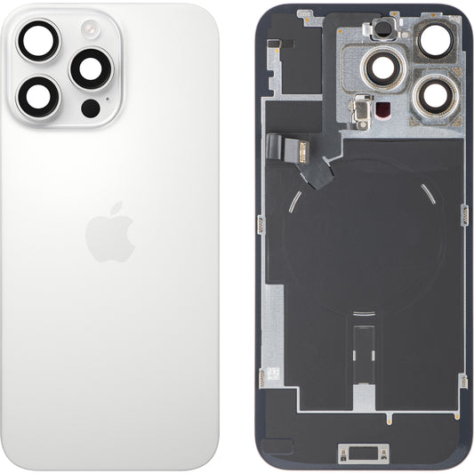 Coperchio Batteria Apple iPhone 16 Pro Max, Bianco (Titanio Bianco), Swap