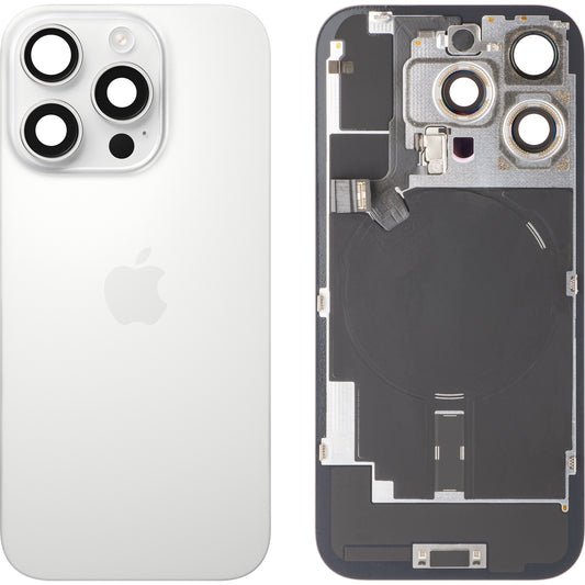 Coperchio Batteria Apple iPhone 16 Pro, Bianco (Titanio Bianco), Swap