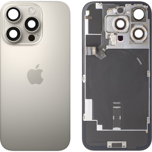 Coperchio Batteria Apple iPhone 16 Pro, Beige (Titanio Naturale), Swap