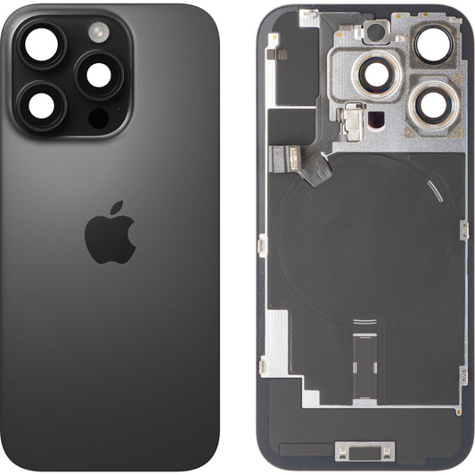 Coperchio Batteria Apple iPhone 16 Pro, Nero (Black Titanium), Swap