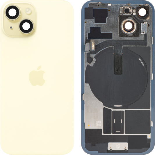 Coperchio Batteria Apple iPhone 15, Giallo, Swap