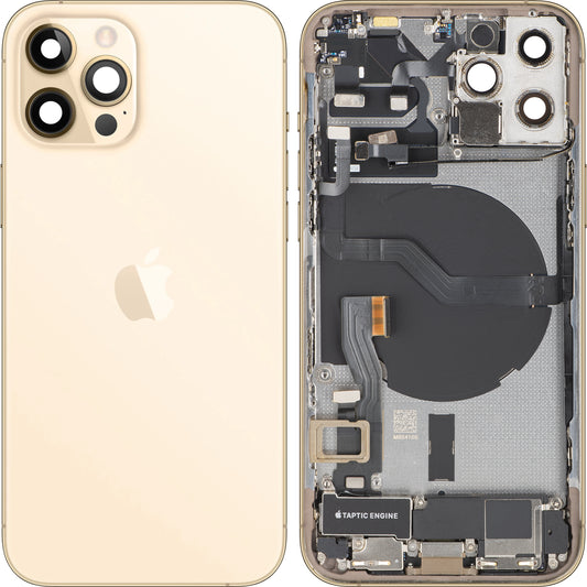 Coperchio Batteria Apple iPhone 12 Pro, Con Scocca Centrale, Completo di Parti, Dorato, Swap