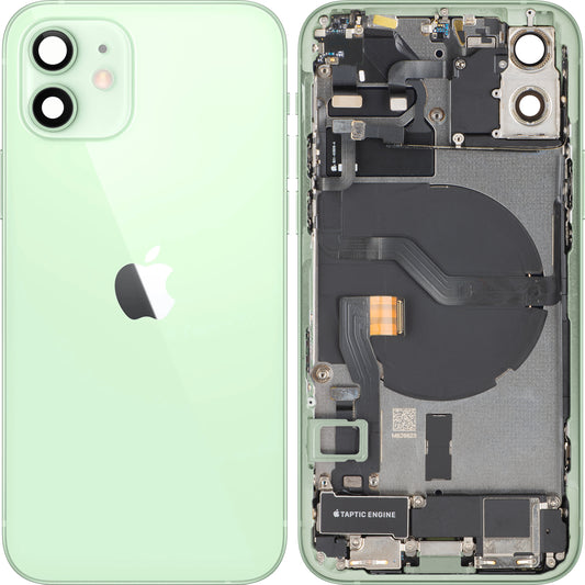 Coperchio Batteria Apple iPhone 12, Con Scocca Centrale, Completo di Parti, Verde, Swap