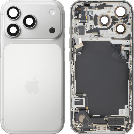 Coperchio Batteria Apple iPhone 17 Pro, Con Scocca Centrale, Completo di Parti, Argento, Swap