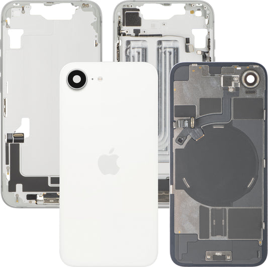 Copertura Batteria Apple iPhone 17e, Con Scocca Centrale, Parti Complete, Bianco, Swap Premium