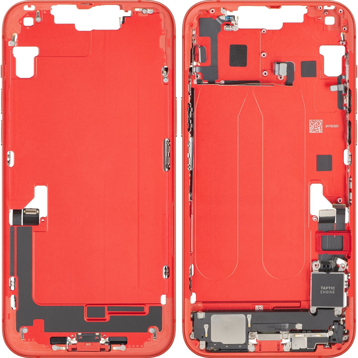 Coperchio Batteria Apple iPhone 14 Plus, Con Scocca Centrale, Completo di Parti, Rosso, Swap