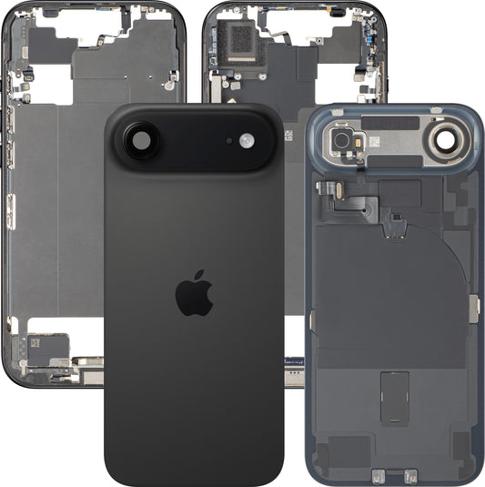 Coperchio Batteria Apple iPhone 17 Air, Con Scocca Centrale, Completo di Parti, Nero (Space Black), Swap