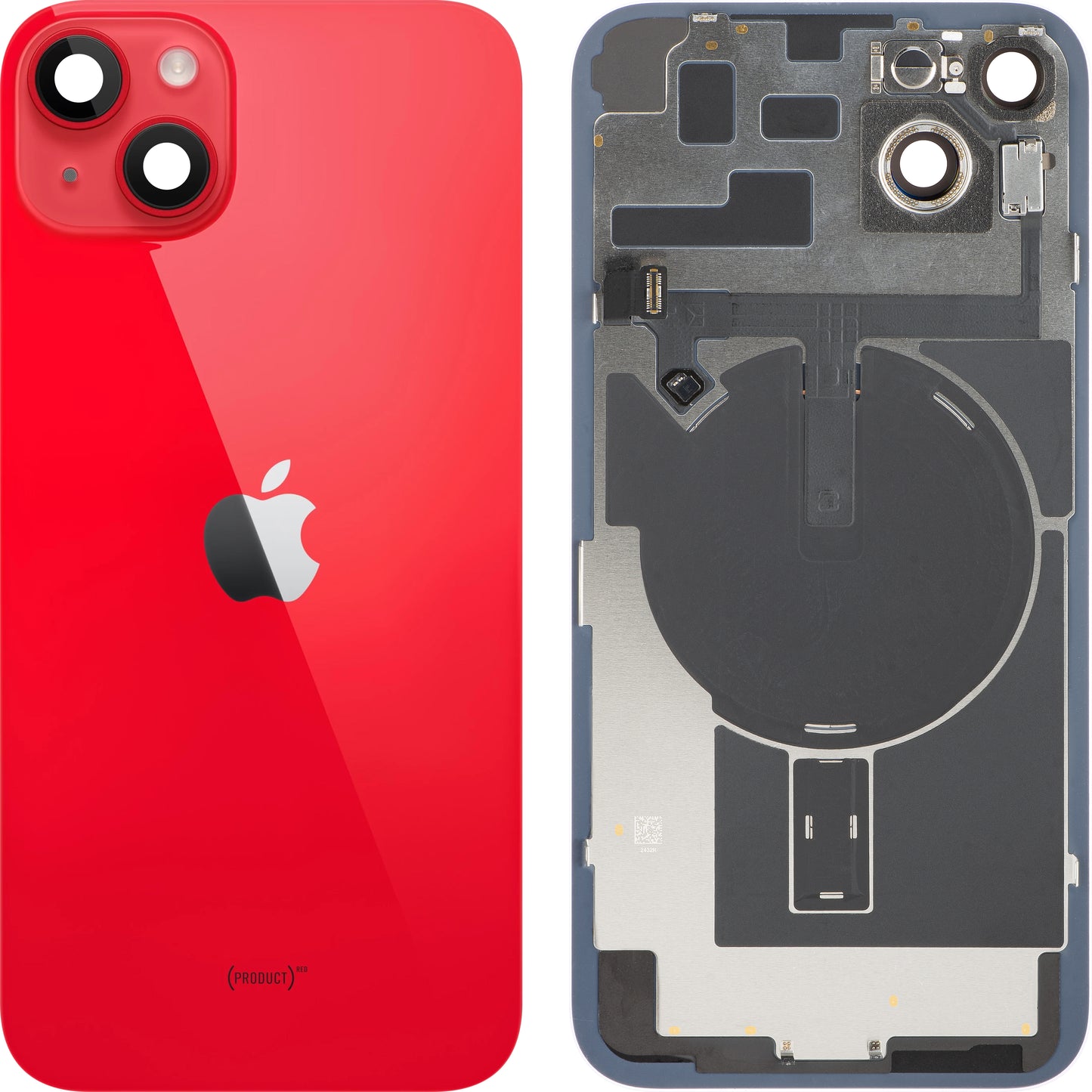 Coperchio Batteria Apple iPhone 14 Plus, Con Scocca Centrale, Completo di Parti, Rosso, Swap