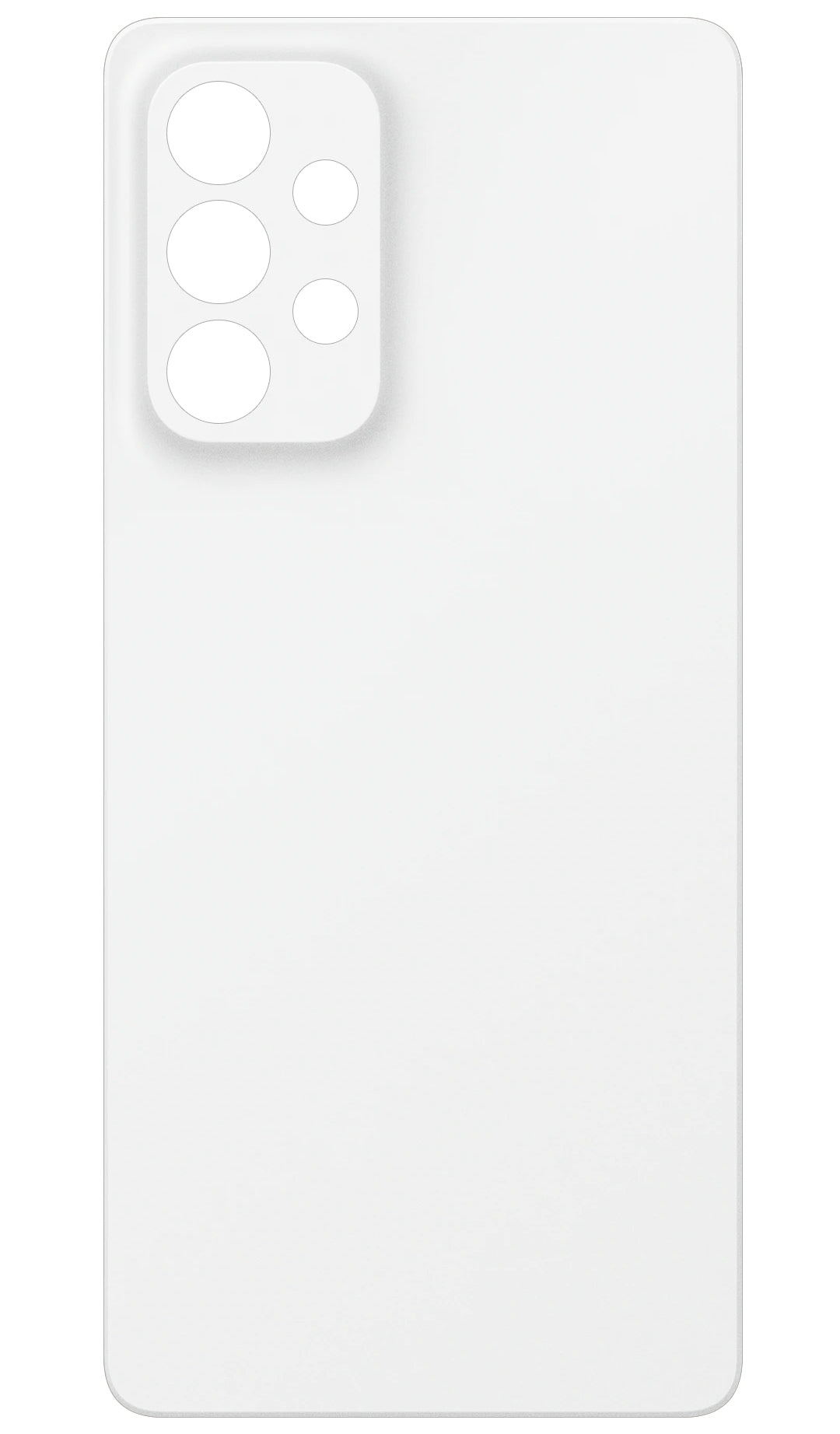 Copertura Batteria compatibile con Samsung Galaxy A53 5G A536, Bianco