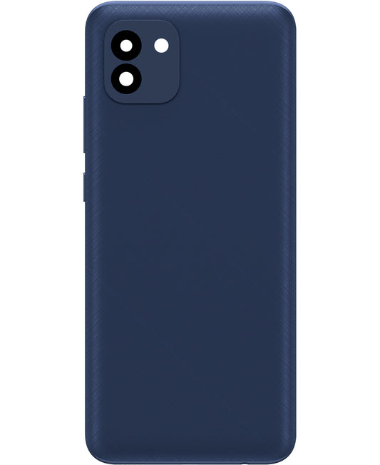 Copertura Batteria compatibile con Samsung Galaxy A03 A035, Versione F, Blu