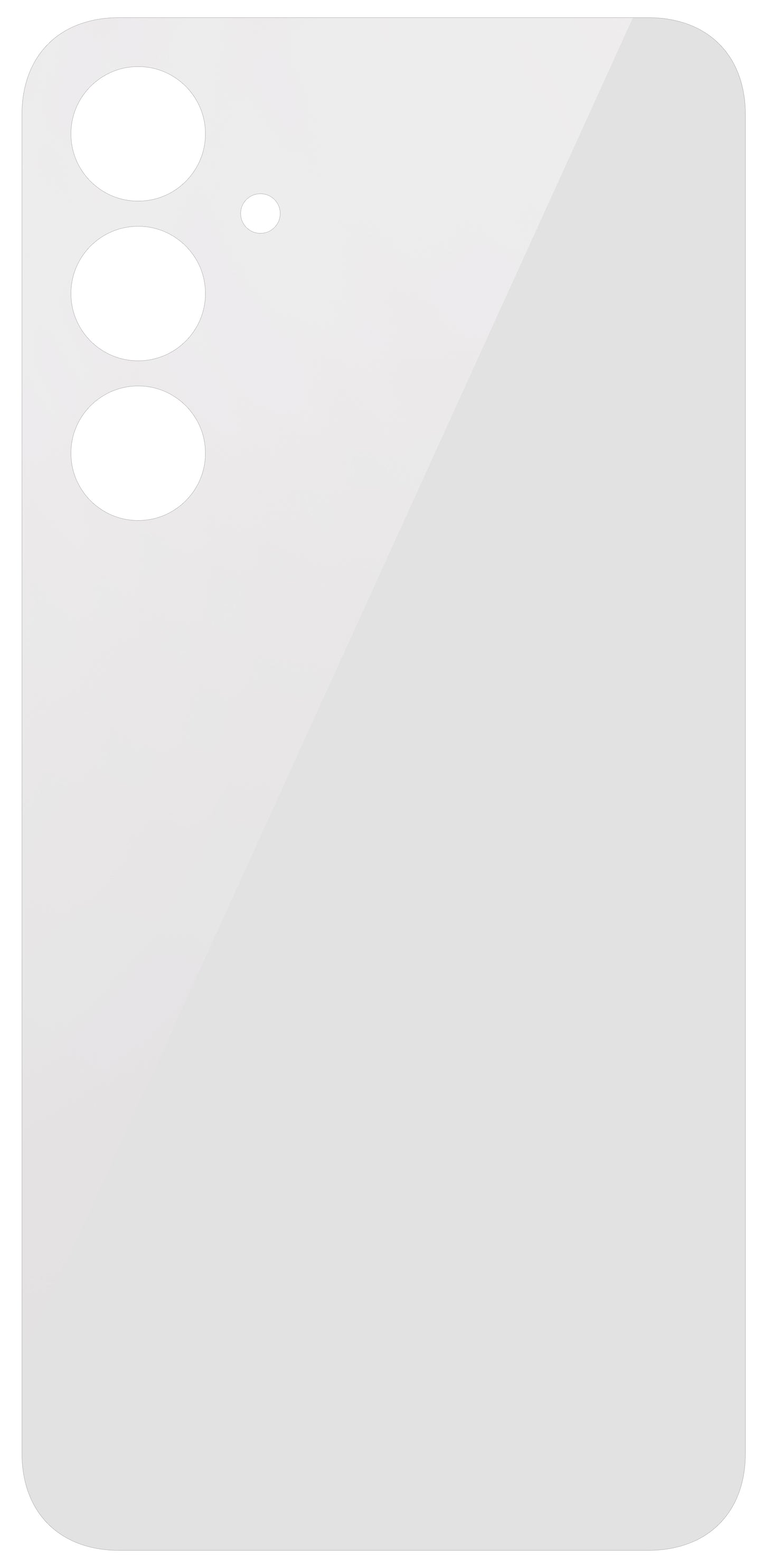 Battery Cover compatible with Samsung Galaxy S23 FE S711, White
