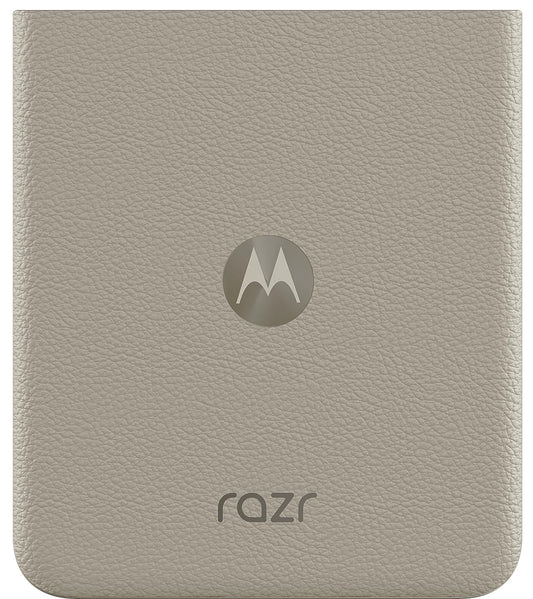 Motorola Razr 2024 / Razr 50 Battery Cover, Cream (Pumice Stone), Service Pack SL98E12657