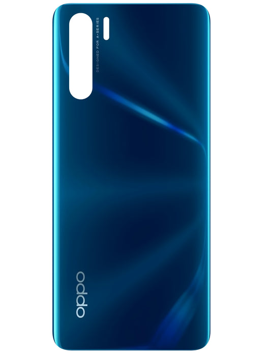 Coperchio della batteria Oppo F15 / A91, Blazing Blue, Service Pack 3016460 