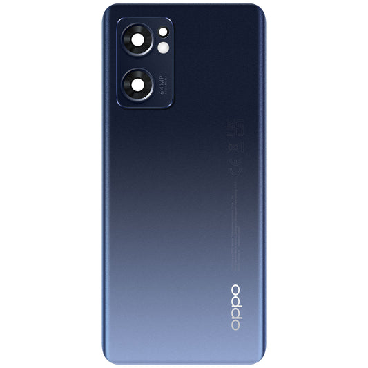 Coperchio della batteria Oppo Find X5 Lite / Reno7 5G, Starlight Black, Scambio 