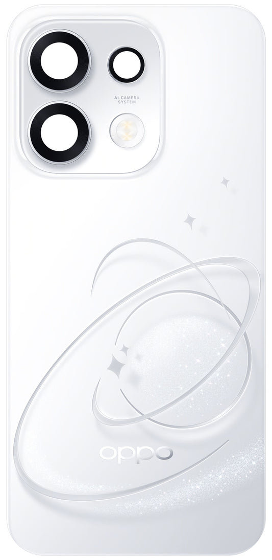Copertura Batteria Oppo Reno16 F / Reno16 FS, Argento (Pop White), Service Pack 621033001109