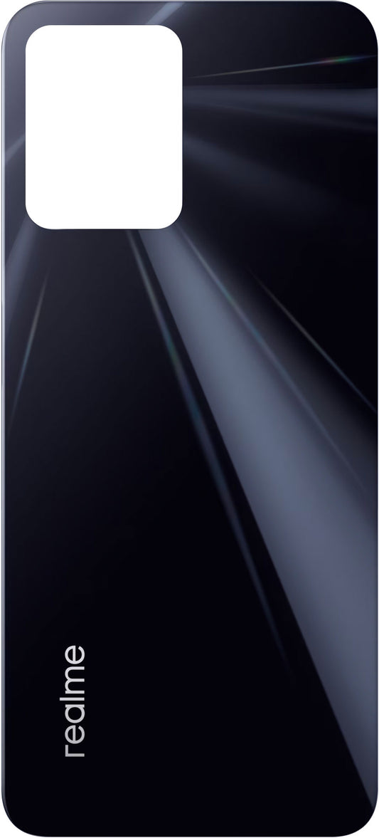 Realme C35 Battery Cover, Black (Glowing Black), Service Pack 4710671