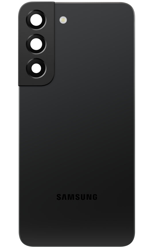 Coperchio della batteria Samsung Galaxy S22 5G S901, nero (Phantom Black), confezione di servizio GH82-27434A 