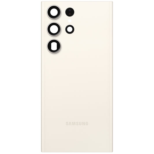 Coperchio Batteria Samsung Galaxy S23 Ultra S918, Crema, Service Pack GH82-30400B