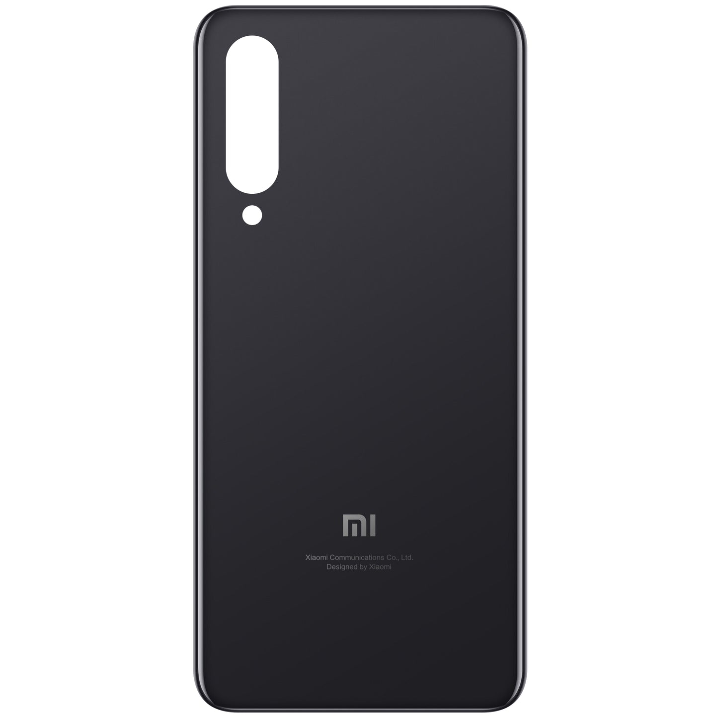 Xiaomi Mi 9 Battery Cover, Nero (Piano Black), Service Pack 554044440000A7 