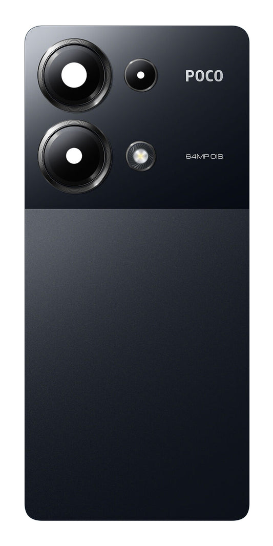 Coperchio Batteria Xiaomi Poco M6 Pro 4G, Nero, Service Pack 5600070N6P00