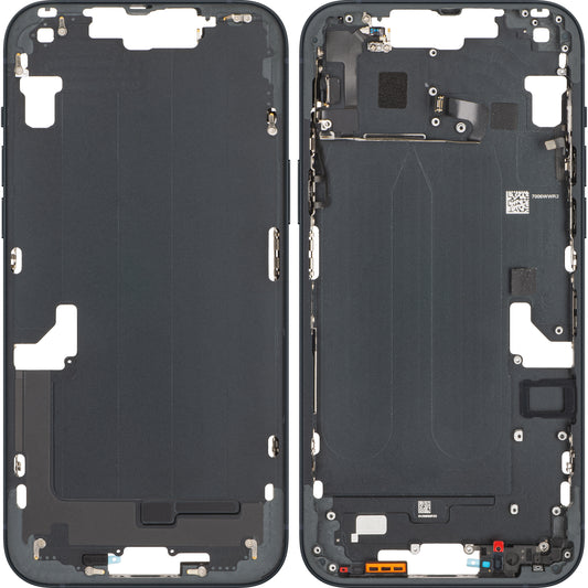 Custodia Mijloc per Apple iPhone 14 Plus, nera (mezzanotte), Swap 