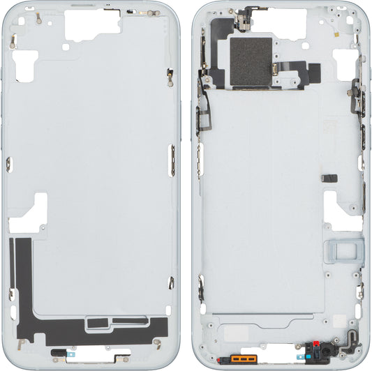 Custodia media per iPhone 15 Plus di Apple, blu, Swap 