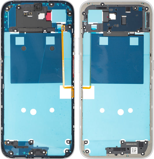 Scocca Centrale Honor 600 Smart, Bianco (Meteor Silver), Service Pack 9707ADNS