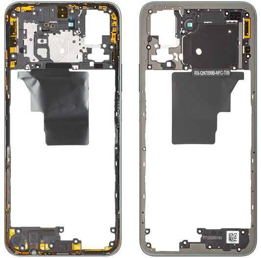 Custodia Centrale Honor X7c 5G / 200 Smart, Verde (Forest Green), Service Pack 9707ABNB