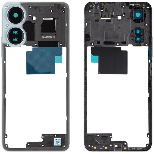 Custodia Centrale Xiaomi Redmi 13C NFC, Blu, Service Pack 560001C3UN00