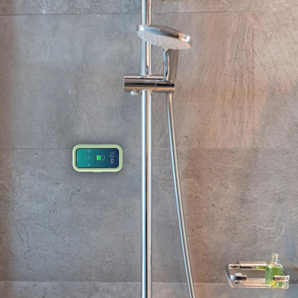 Custodia da Parete con Membrana Tattile Techsuit LC-999 per Telefono, Impermeabile, Verde