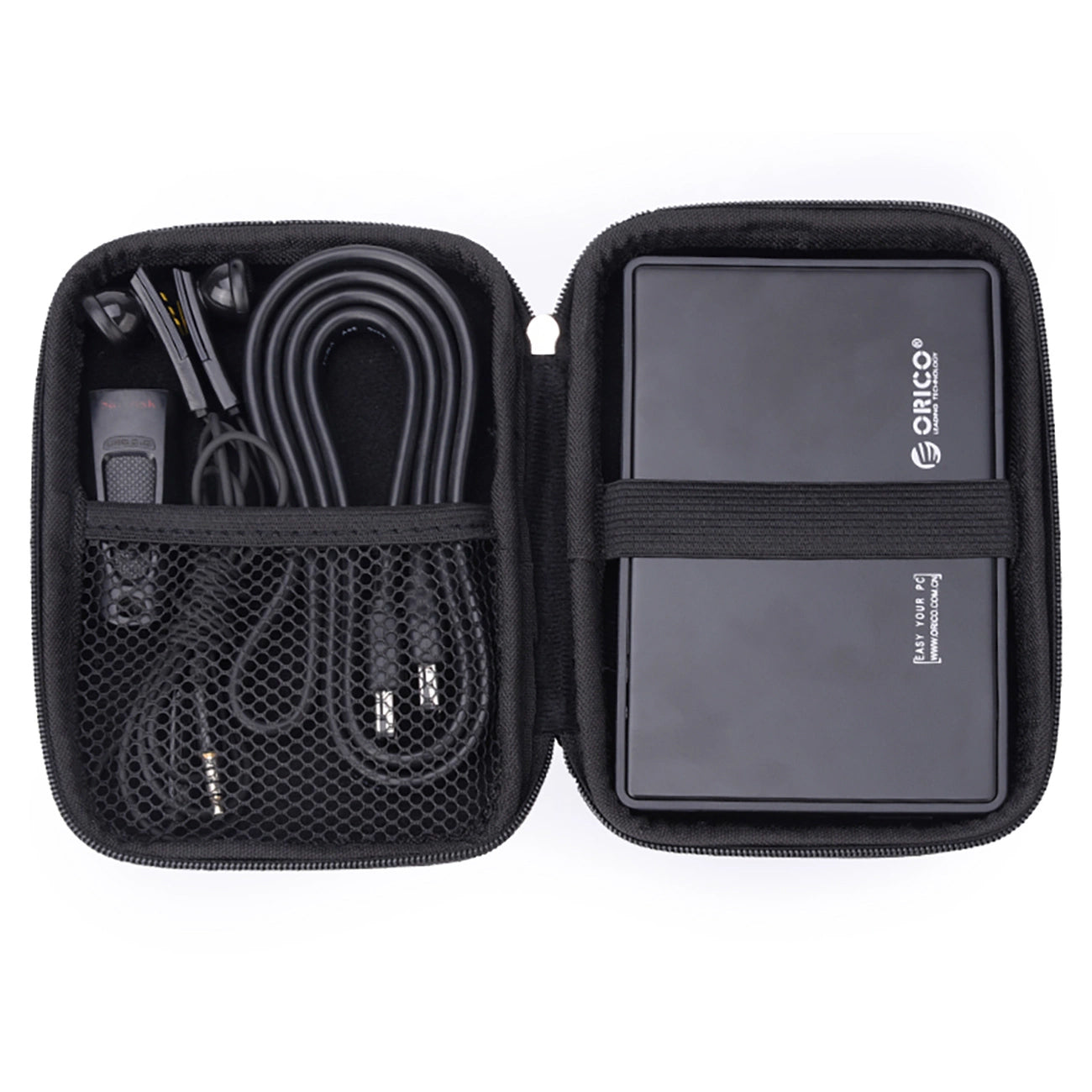 Custodia Protettiva Orico PHD-25 per HDD / SSD 2.5 pollici, Nera