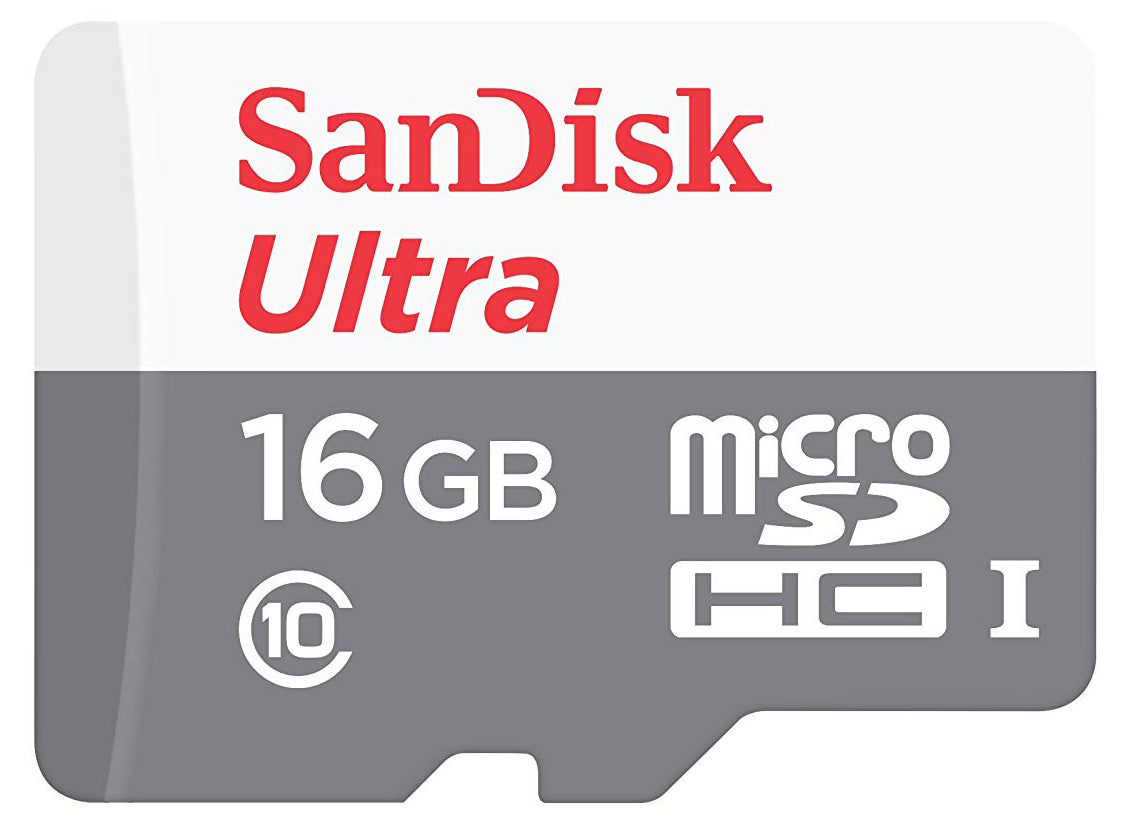 Scheda di memoria microSDHC SanDisk Ultra Android, 16Gb, Classe 10 / UHS-1 U1 SDSQUNS-016G-GN3MN SDSQUNS-016G-GN3MN