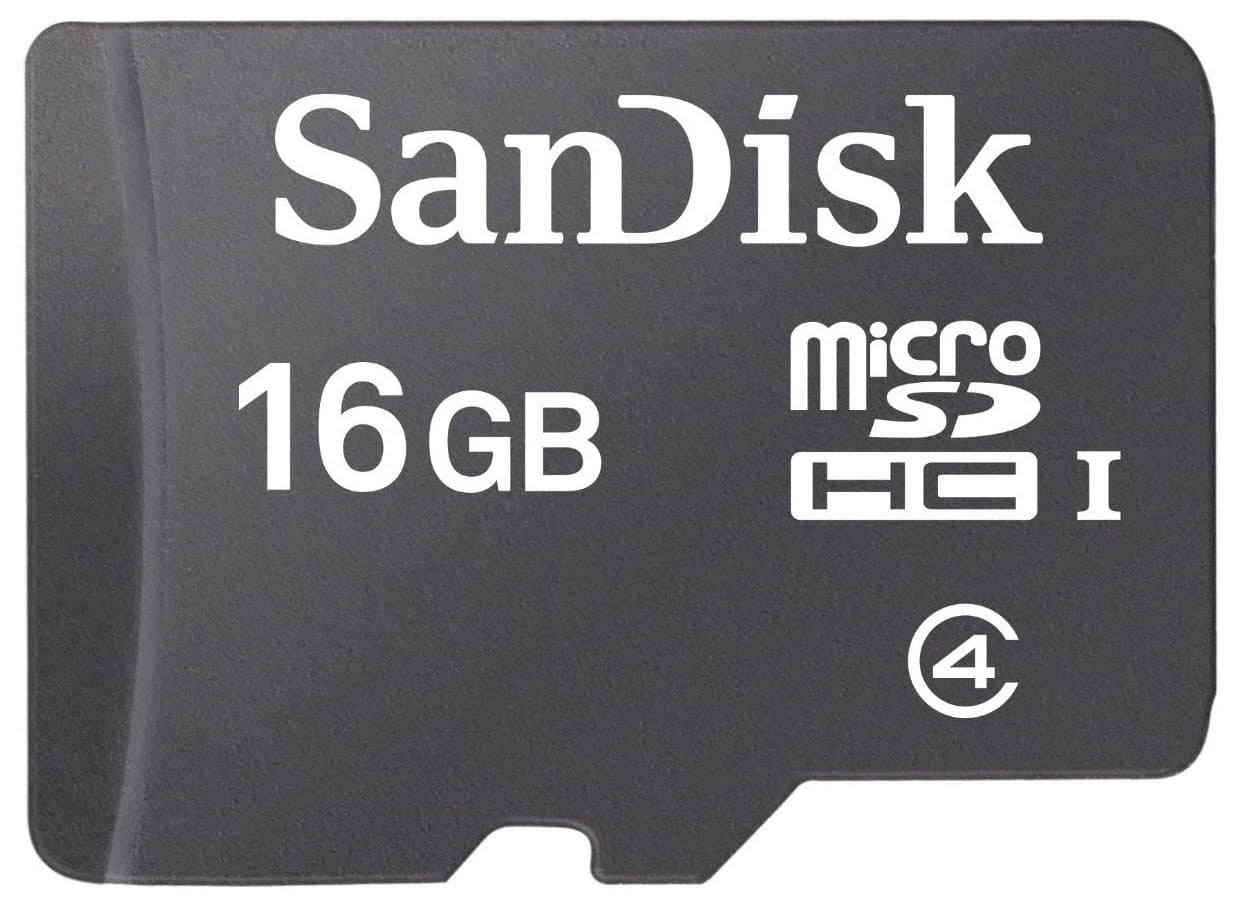 Scheda di memoria microSDHC SanDisk, 16 Gb, Classe 4 SDSDQM-016G-B35 