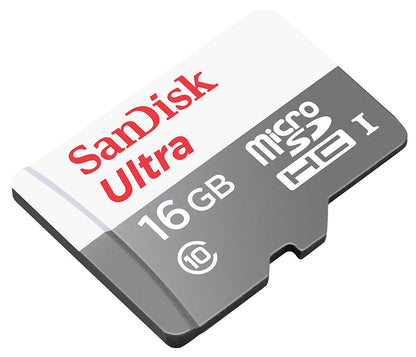 Scheda di memoria microSDHC SanDisk Ultra Android, 16Gb, Classe 10 / UHS-1 U1 SDSQUNS-016G-GN3MN SDSQUNS-016G-GN3MN