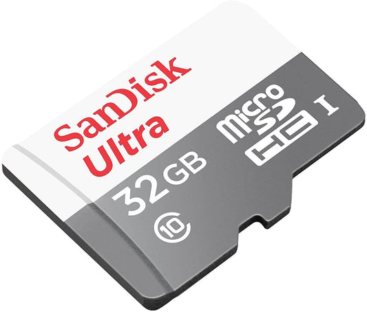 Scheda di Memoria microSDHC SanDisk Ultra, 32Gb, Classe 10 SDSQUNR-032G-GN3MN