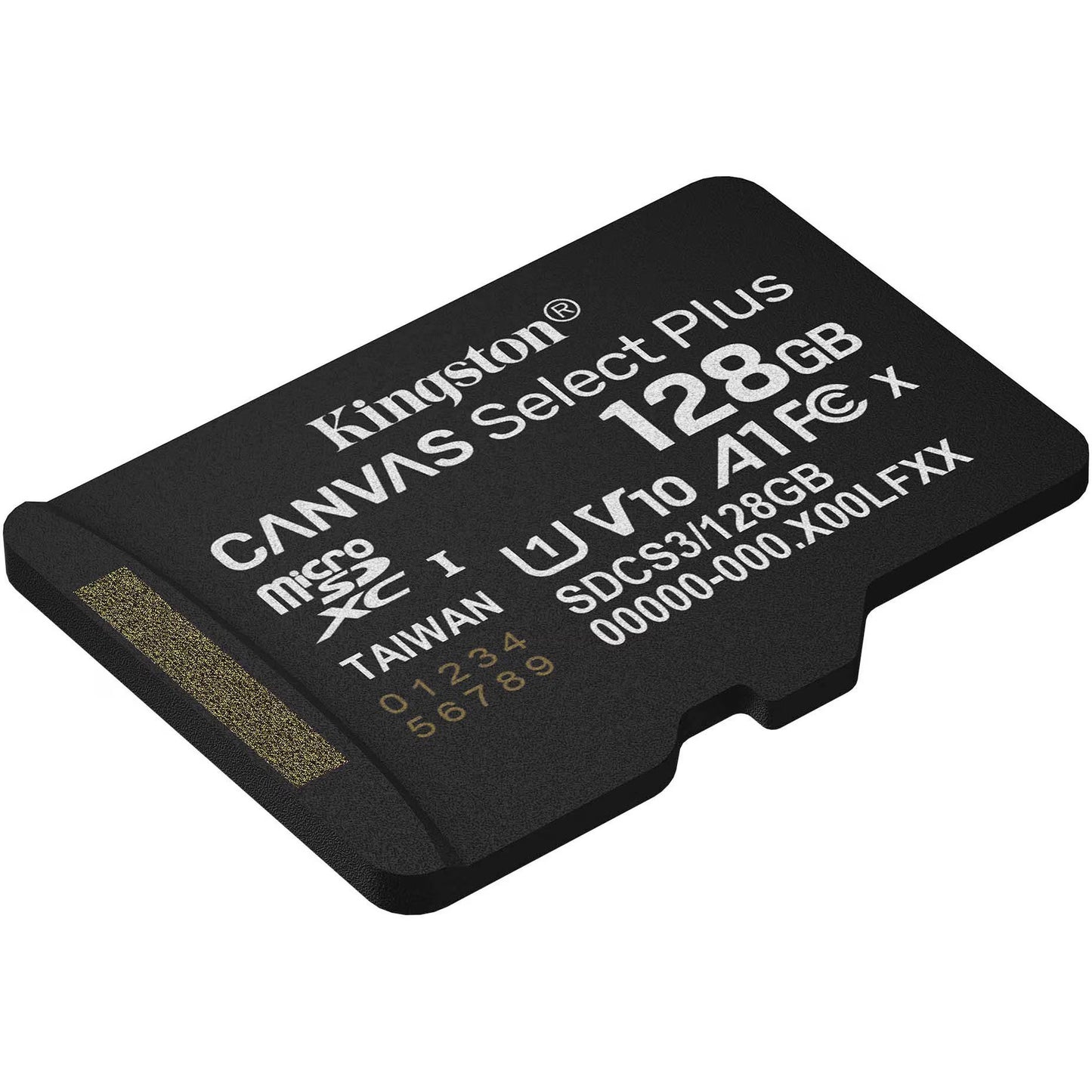 Scheda di Memoria microSDXC Kingston Canvas Select Plus Android A1, 128Gb, Classe 10 / UHS-1 U1 SDCS3/128GBSP