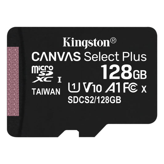 Scheda di memoria microSDXC Kingston Canvas Select Plus, 128Gb, Classe 10 / UHS-1 U1 SDCS2/128GBSP