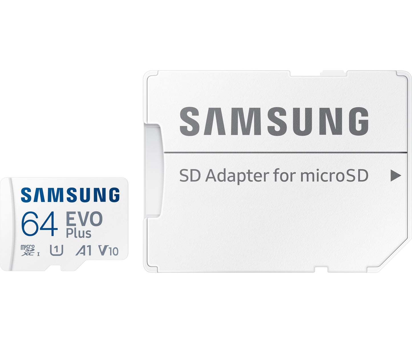 Scheda di memoria microSDXC Samsung Evo Plus, 64 Gb, Classe 10 / UHS-1 U1, con adattatore MB-MC64KA/EU MB-MC64KA/EU