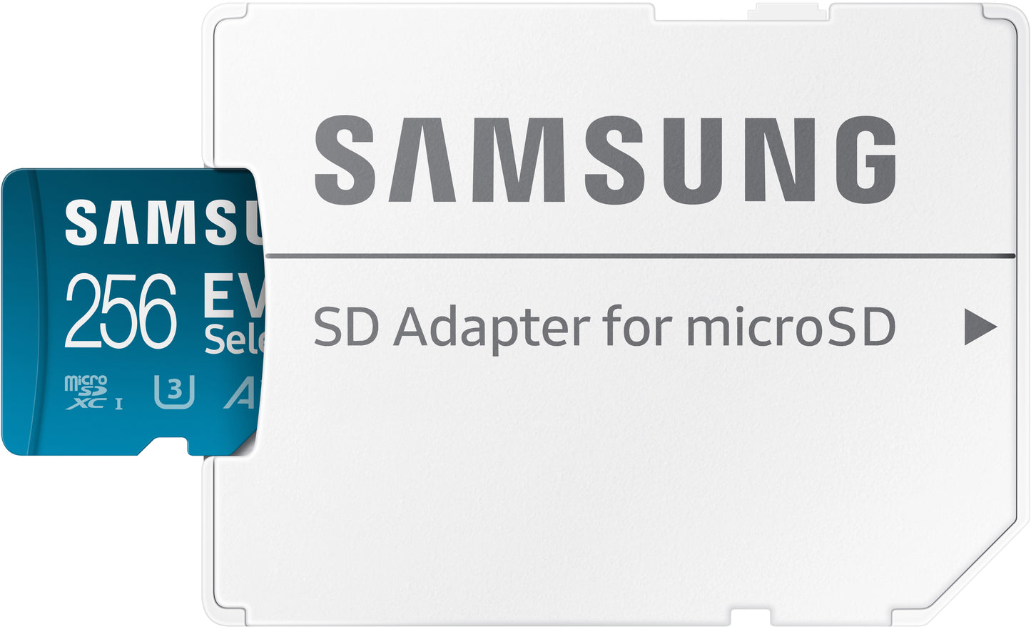 Scheda di memoria microSDXC Samsung Evo Select Plus, 256 Gb, Classe 10 / UHS-1 U3, con adattatore MB-ME256KA/AM MB-ME256KA/AM 