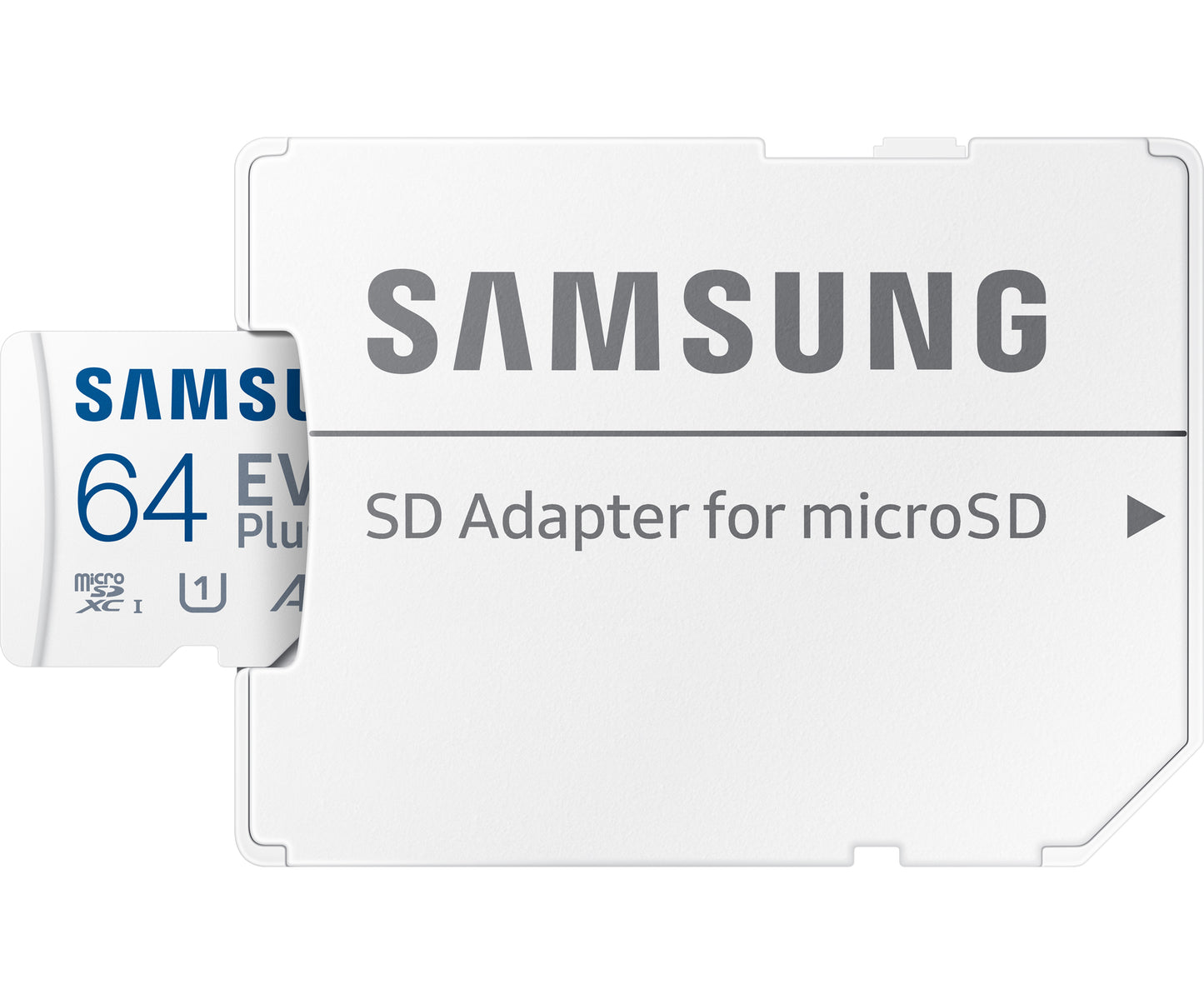 Scheda di memoria microSDXC Samsung Evo Plus, 64 Gb, Classe 10 / UHS-1 U1, con adattatore MB-MC64KA/EU MB-MC64KA/EU