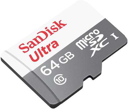 Scheda di memoria SanDisk Ultra Android microSDXC, 64 Gb, Classe 10 / UHS-1 U1 SDSQUNR-064G-GN3MN