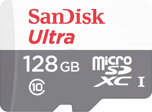 Scheda di memoria SanDisk Ultra Android microSDXC, 128 Gb, Classe 10 / UHS-1 U1 SDSQUNR-128G-GN3MN 