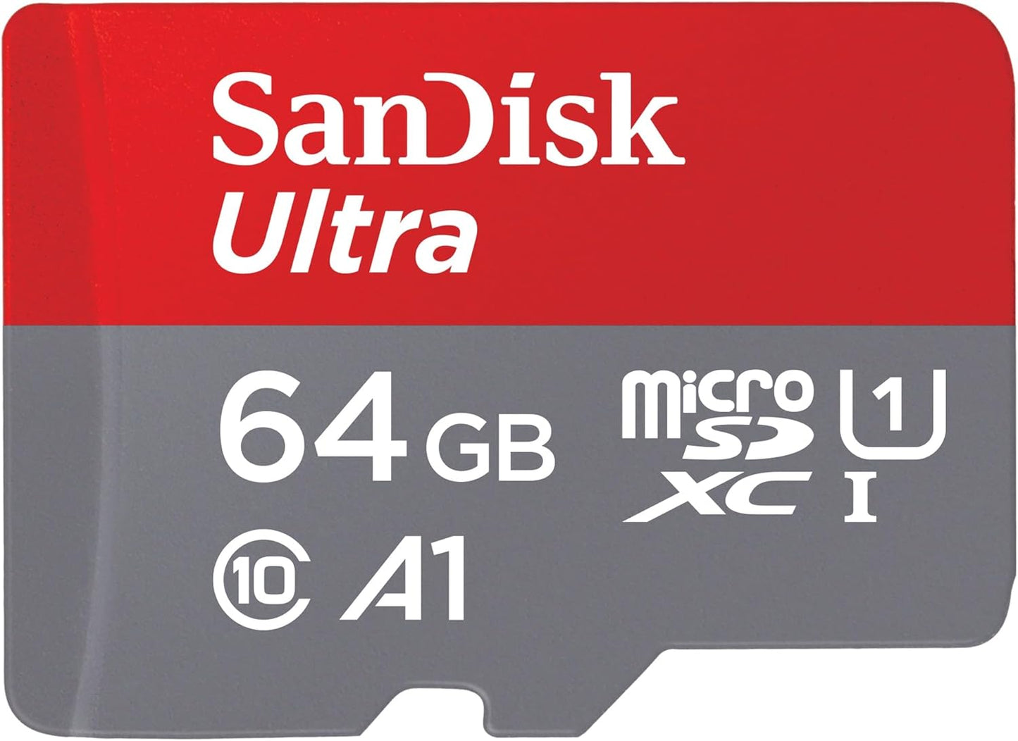 Scheda di memoria SanDisk Ultra microSDXC, 64 Gb, Classe 10 / UHS-1 U1 SDSQUAB-064G-GN6MN 