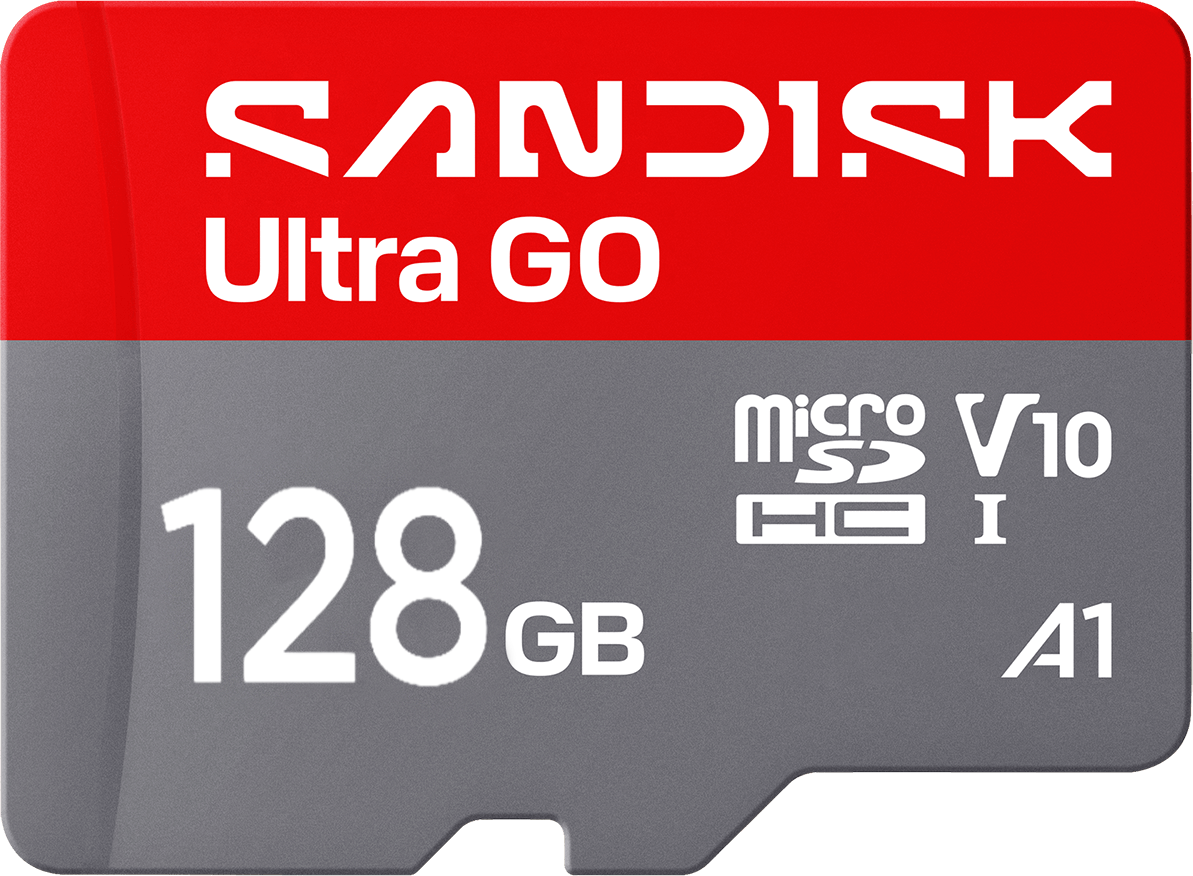 Scheda di memoria microSDXC SanDisk Ultra GO Android A1, 128Gb, Classe 10 / UHS-1 U1 SDSQUGN-128G-GN6MN