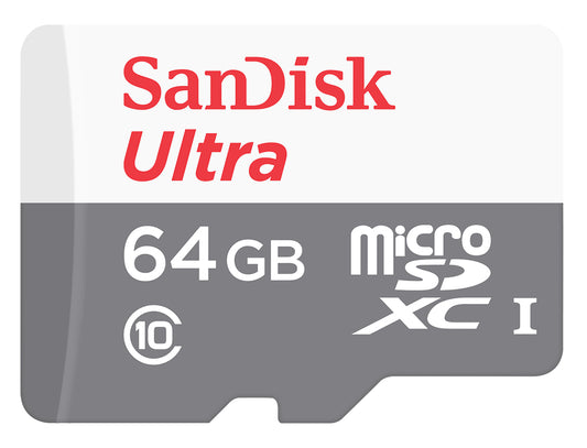 Scheda di memoria SanDisk Ultra Android microSDXC, 64 Gb, Classe 10 / UHS-1 U1 SDSQUNR-064G-GN3MN