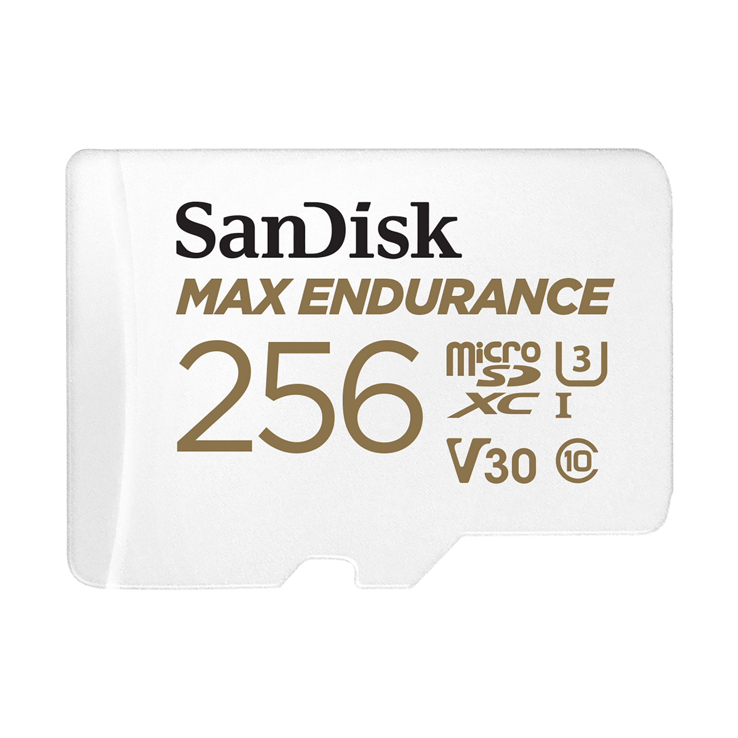 Scheda di Memoria microSDXC SanDisk MAX Endurance, 256Gb, Classe 10 / UHS-1 U3, Con Adattatore SDSQQVR-256G-GN6IA