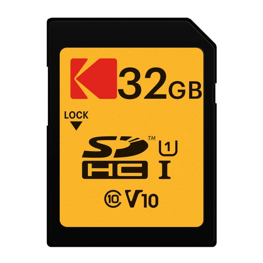 Scheda di Memoria SDHC Kodak Premium Performance, 32Gb, Classe 10 / UHS-1 U1 EKMSD32GHC10K