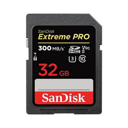Scheda di Memoria SDHC SanDisk Extreme Pro, 32Gb, Classe 10 / UHS-1 U3 SDSDXXO-032G-GN4IN