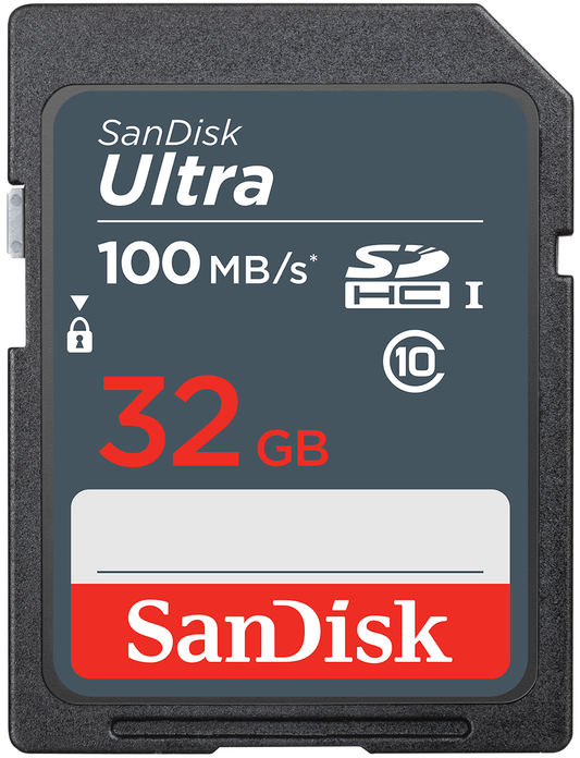 Scheda di Memoria SDHC SanDisk Ultra, 32Gb, Classe 10 SDSDUNR-032G-GN3IN
