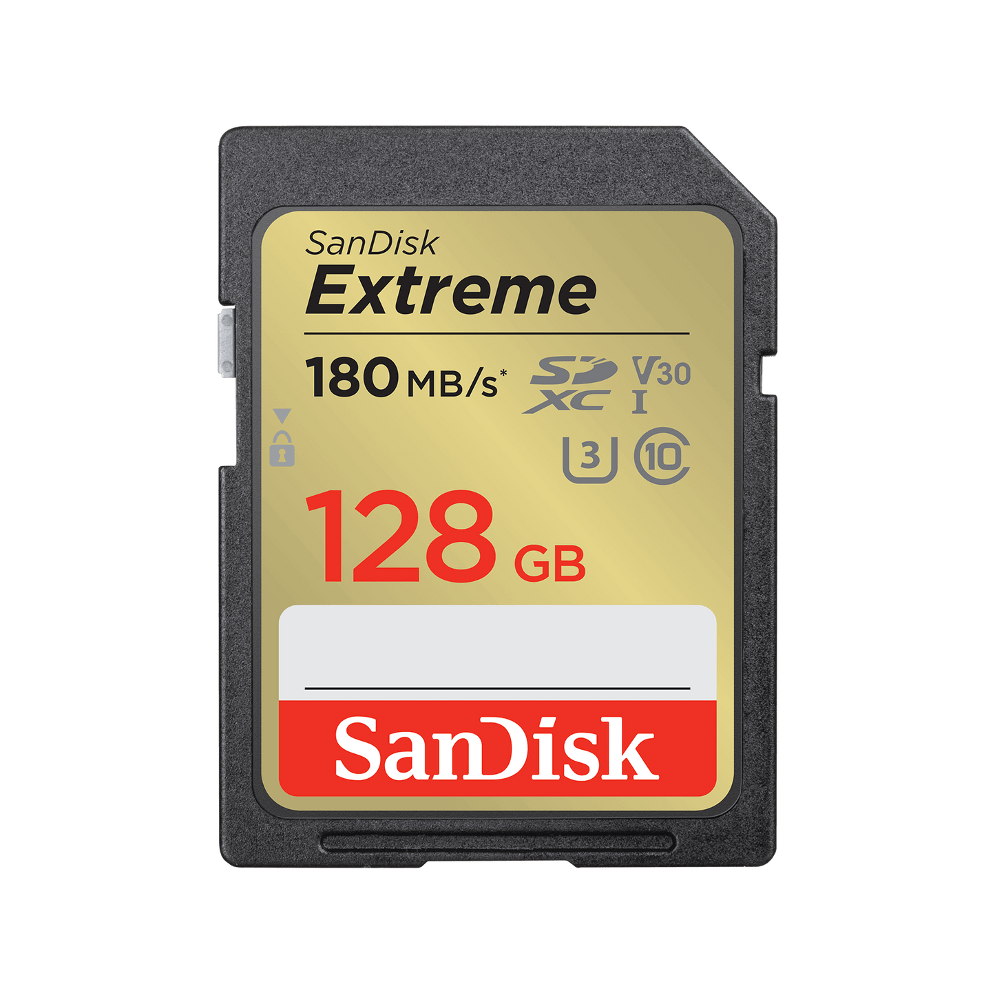 Scheda di Memoria SDXC SanDisk Extreme, 128Gb, Classe 10 / UHS-1 U3 SDSDXVA-128G-GNCIN